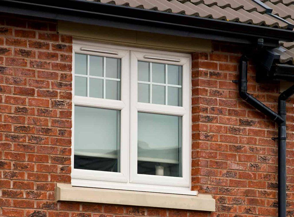 upvc window on a house